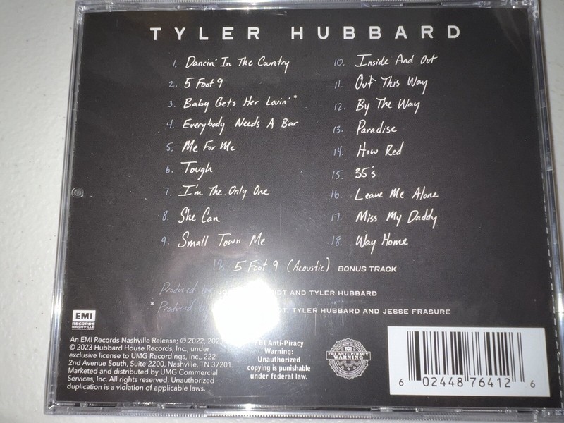 CD - TYLER HUBBARD - Target Exclusive CD (w/1 extra song) - SEALED!