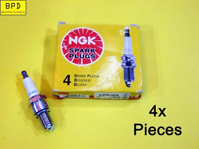 4x Lawnmower Spark Plugs SOLID Standard Plug NGK 6578 - BPR4ES