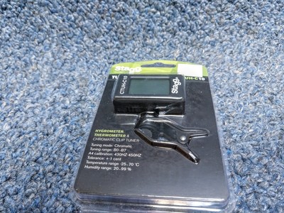 NEW Stagg STUH-C10 Clip On Tuner Black