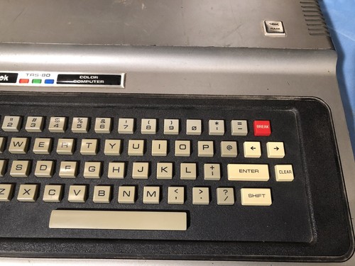 Radio Shack Computer Trs-80 IBM Monitor apple Vtg Machine 1980s Keyboard Color