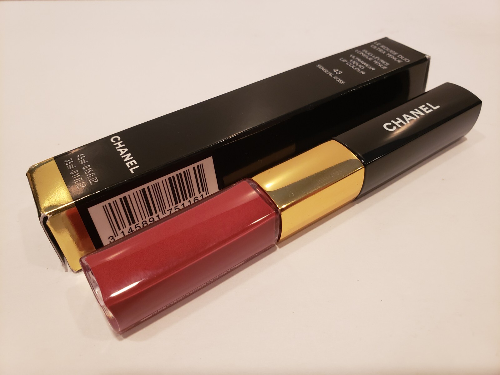 口紅 CHANEL LE ROUGE DUO ULTRA TENUE 43 CHANEL LE ROUGE DUO COLOUR #43 SENSUAL ROSE ULTRA TENUE