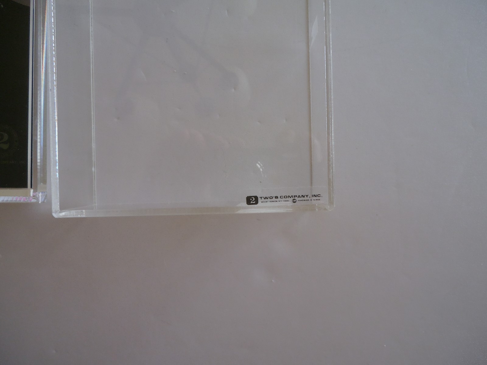 Plexiglass Wedding Invitation, Picture Souvenir Trinket Box Never used, Stored