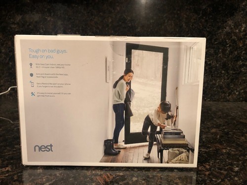 New Nest Secure Alarm System with Cam Indoor 1080p Security Camera BEC140-US