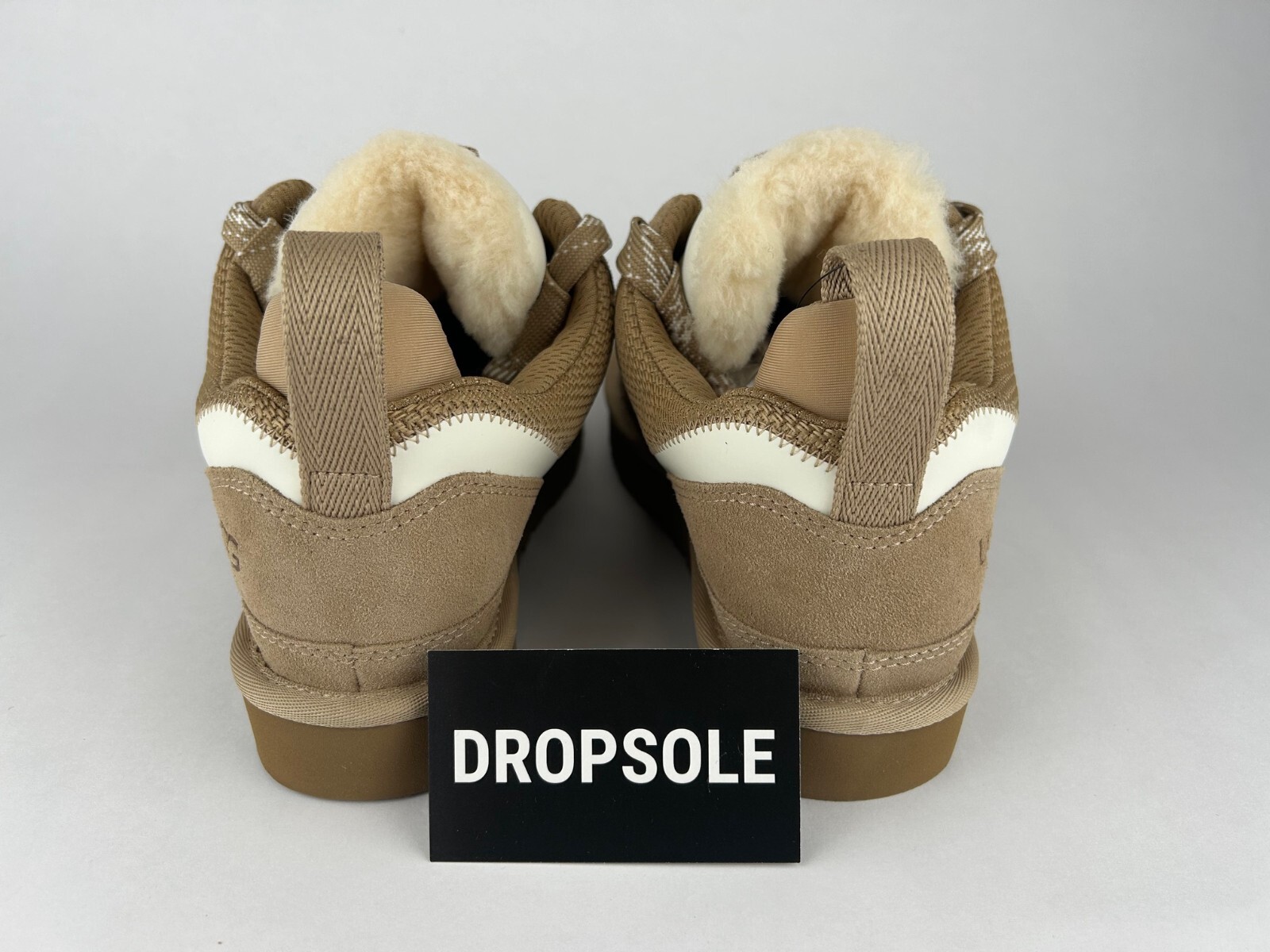 Pre-owned Ugg Women's  Lowmel Sneaker Boot | Size 6 W | Sand | 1144032-san In Beige