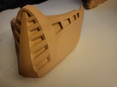 3D Printed Mortal Kombat Ninja Scorpion Reptile Subzero Noob Mask - Raw Print