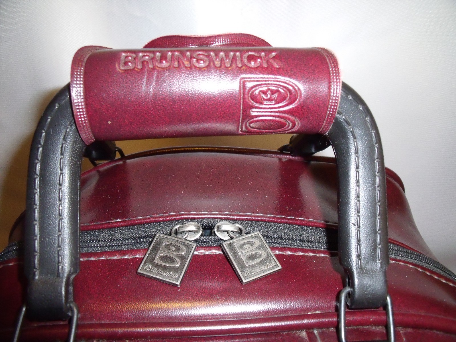 Vintage Bowling Ball and Bag- *Un-drilled! 16 lb. Brunswick Pro Triple Crown