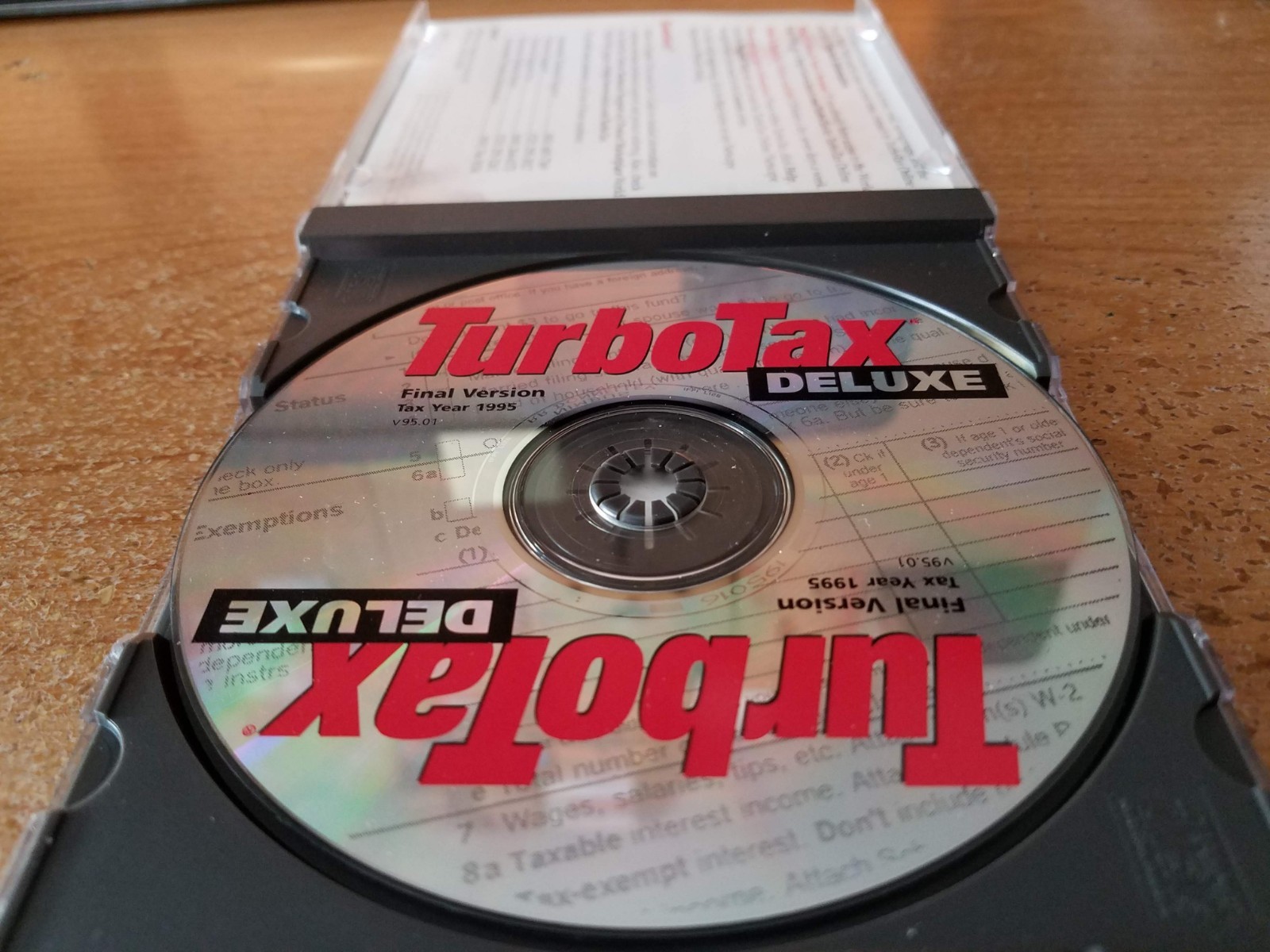 Intuit TurboTax Deluxe 1995 - Windows 95 and Windows 3.1