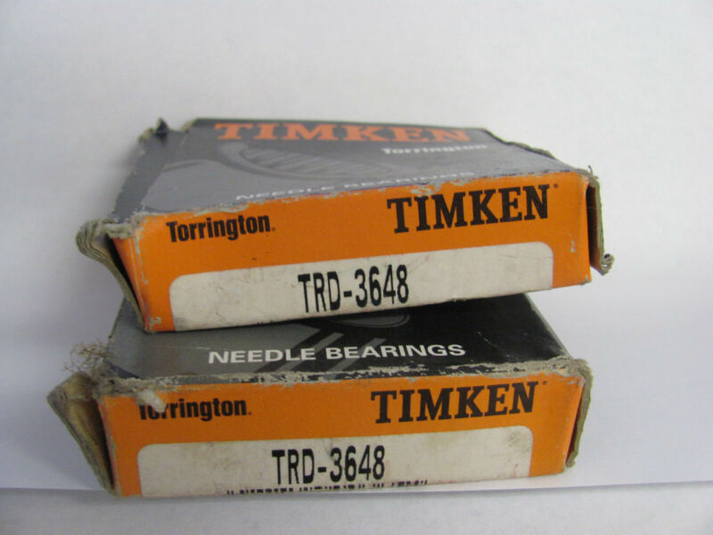Lot Of 2 Timken Trd-3648 Thrust Washer