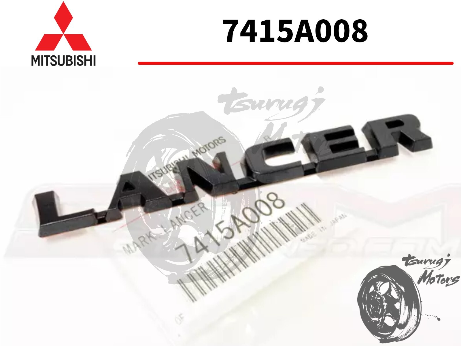 ミラン Mitsubishi Genuine Lancer Evolution 8MR EVO8 CT9A Trunk Lid