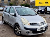2007 Nissan Note 1.6 16v SE Hatchback 5dr Petrol Automatic (166 g/km, 109 bhp) H