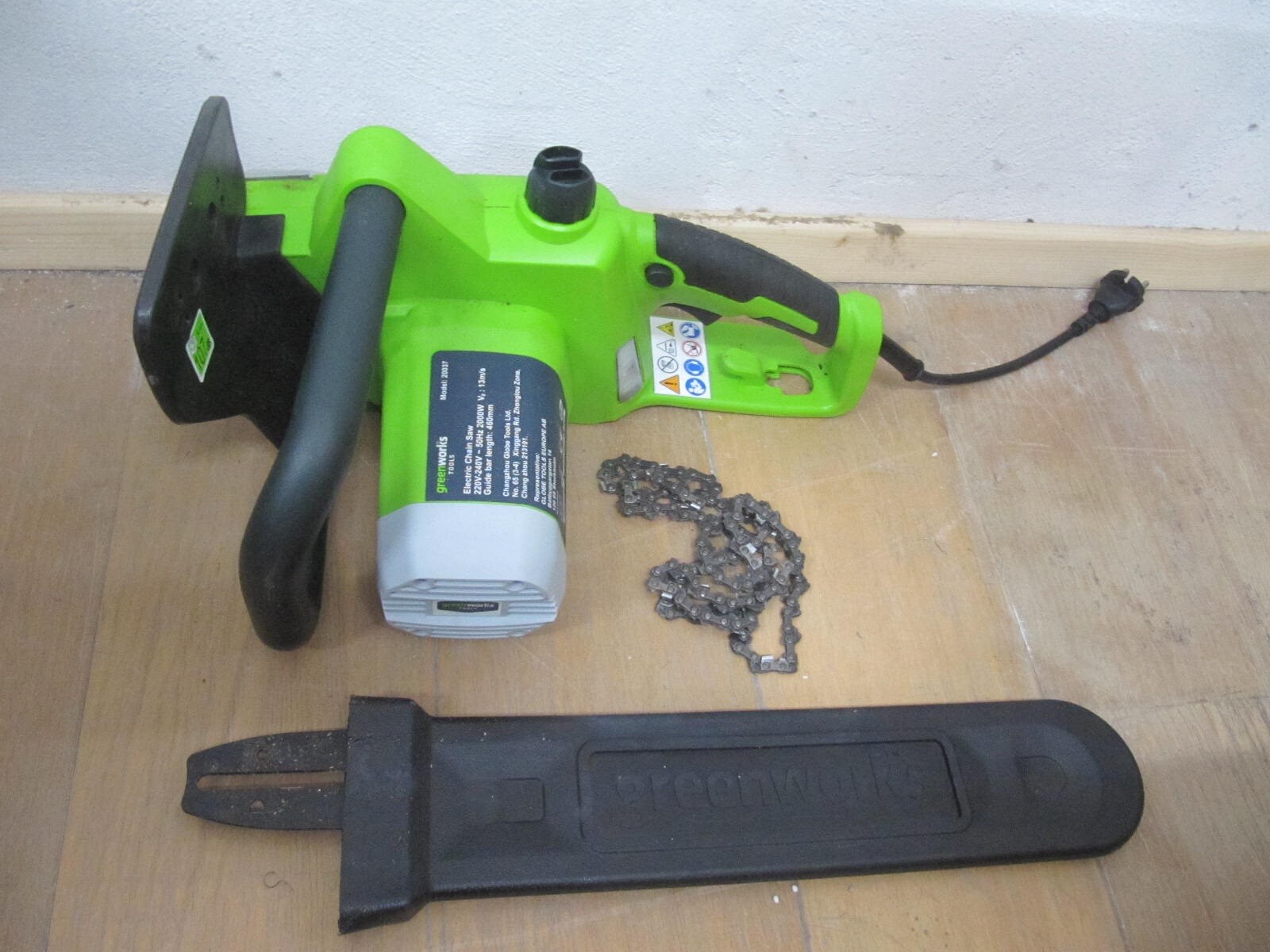 Greenworks Tools 20037 Elektrische Kettensäge 46 cm DEFEKT! Rechnung ...