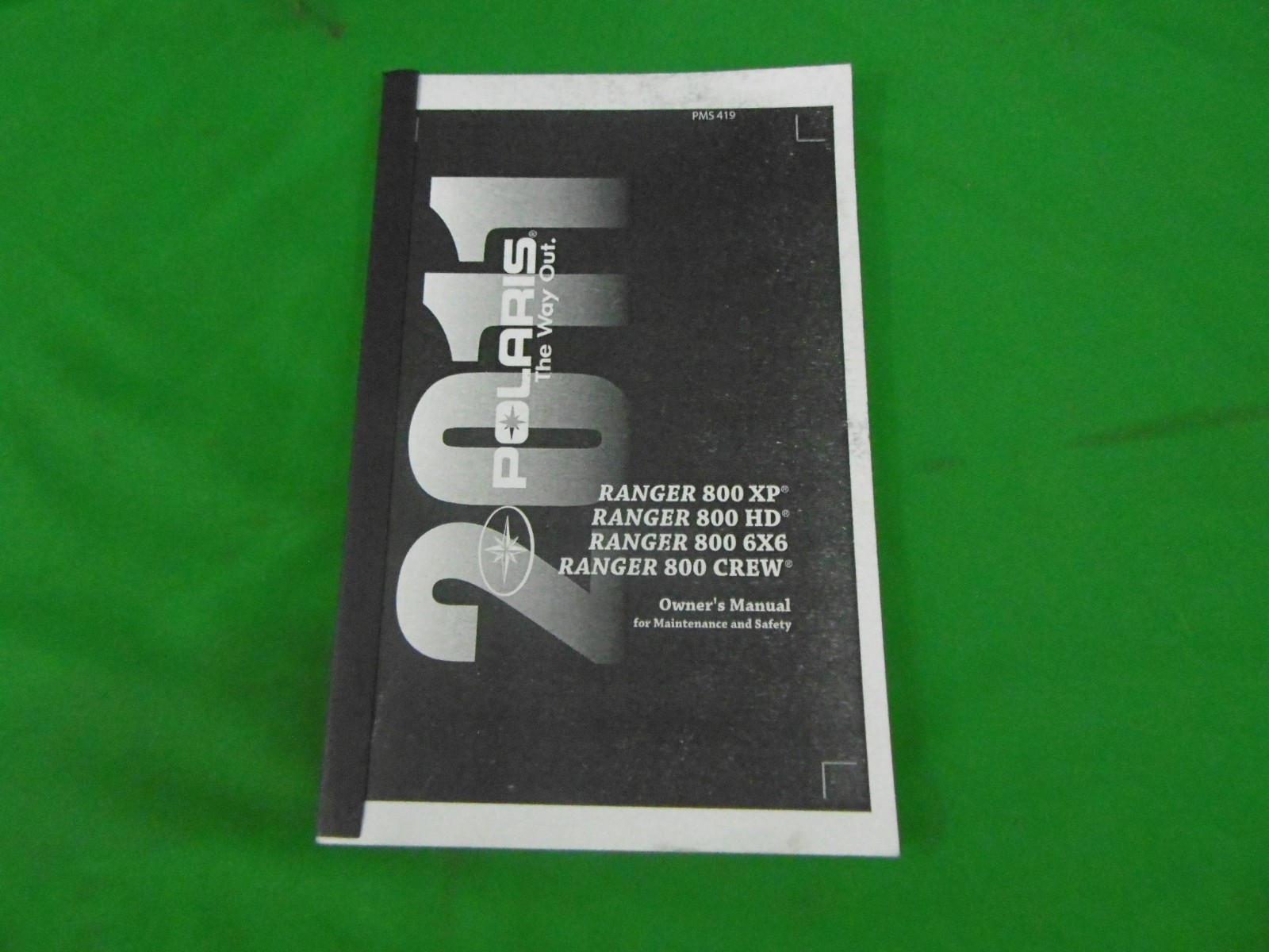 Polaris 2011 RANGER 800 XP/HD/6X6/CREW OWNERS MANUAL 9924633