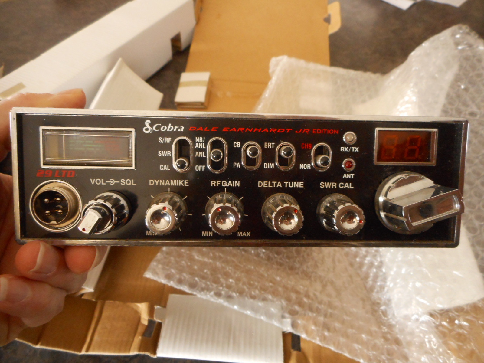 Cobra Dale Earnhardt JR #8 CB RADIO Limited Edition 40 Channels Pre-owned No MIC