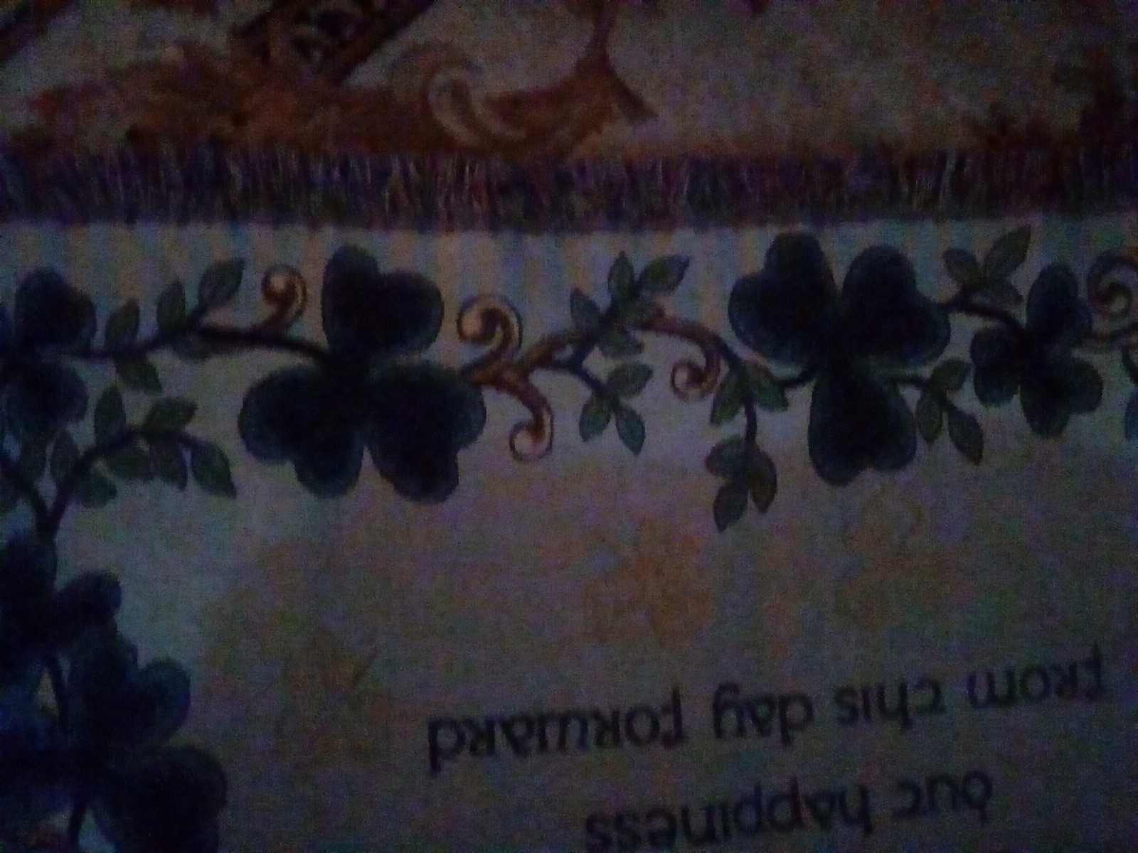 Irish prayer throw blanket