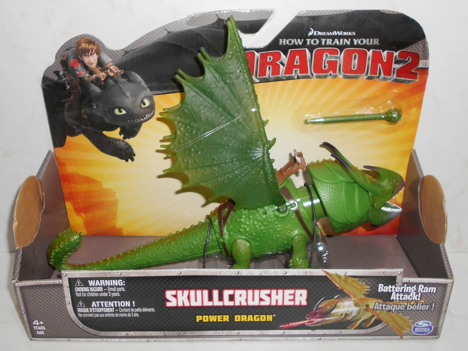 Spin Master DreamWorks Dragons SKULLCRUSHER Green How to