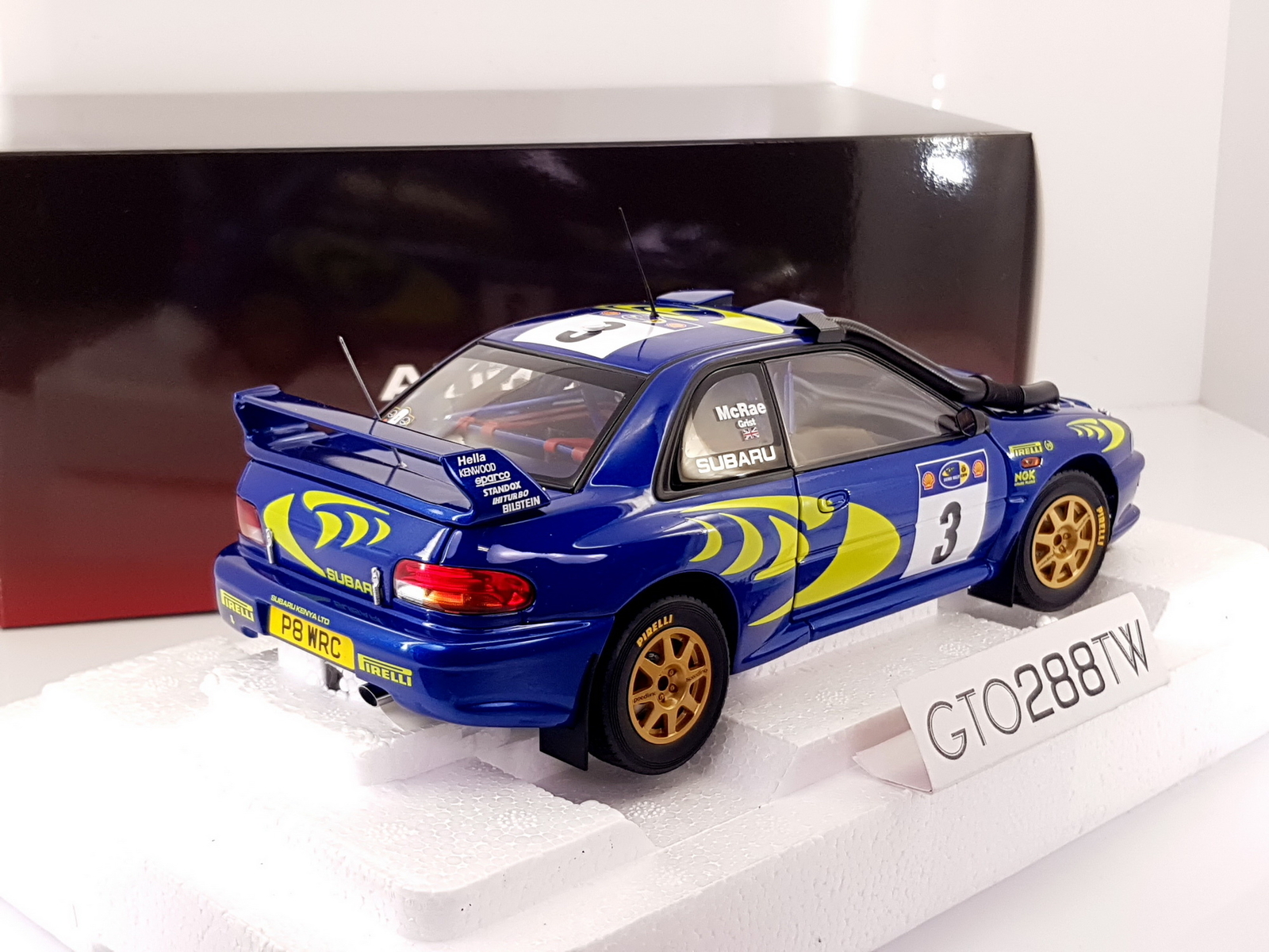 AUTOart 1:18 Subaru Impreza WRC 22B 1997 Safari Rally Winner