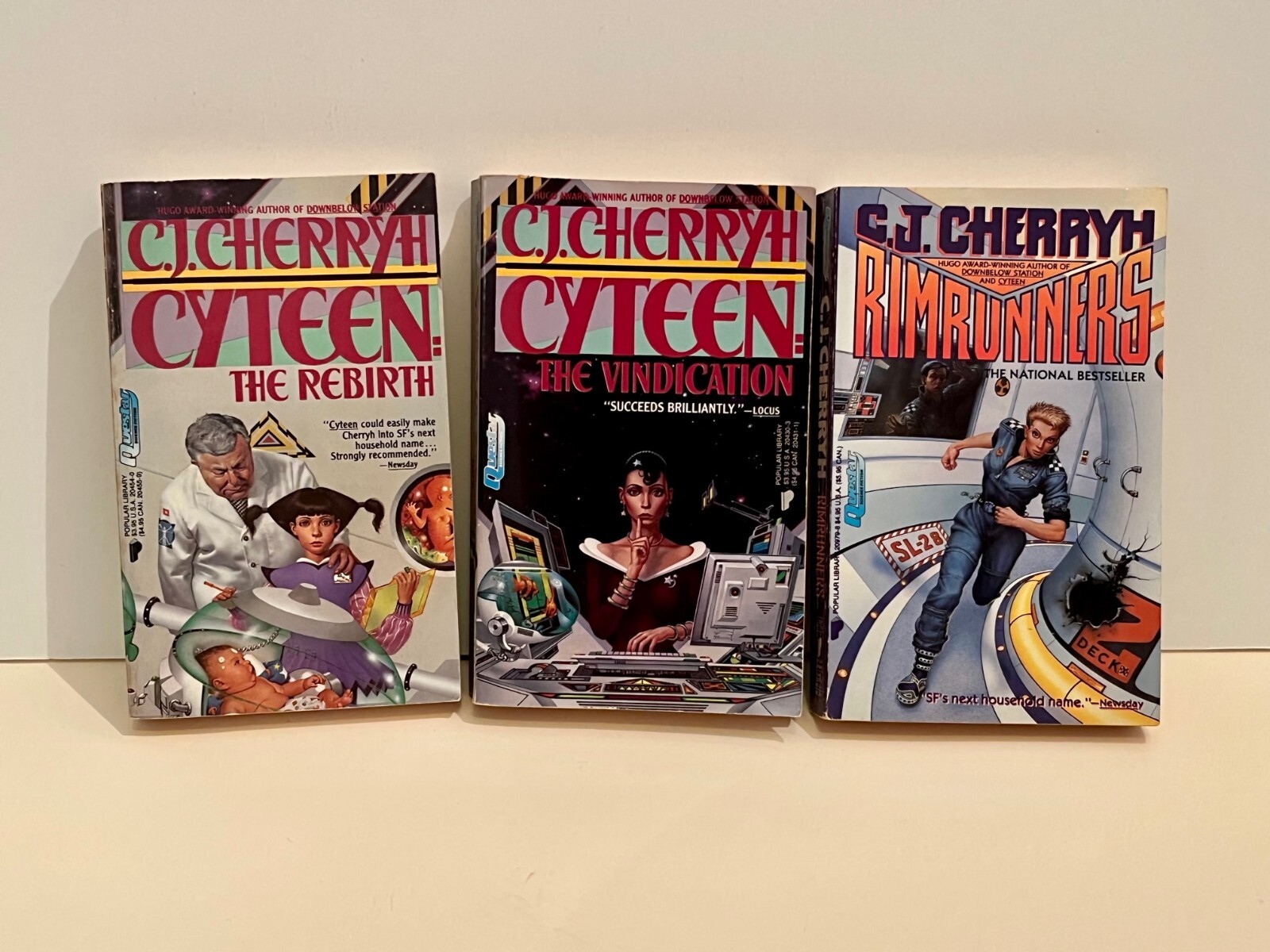 CJ Cherryh Vintage Science Fiction paperbacks lot - Ace Books 