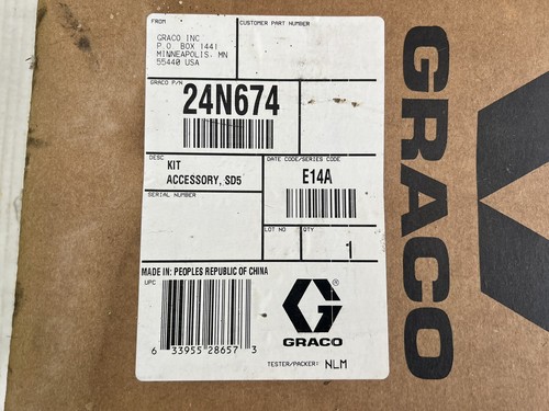 Graco 24N674 Hose Reel Accessory Kit - NEW IN BOX! Overhead Mount kit