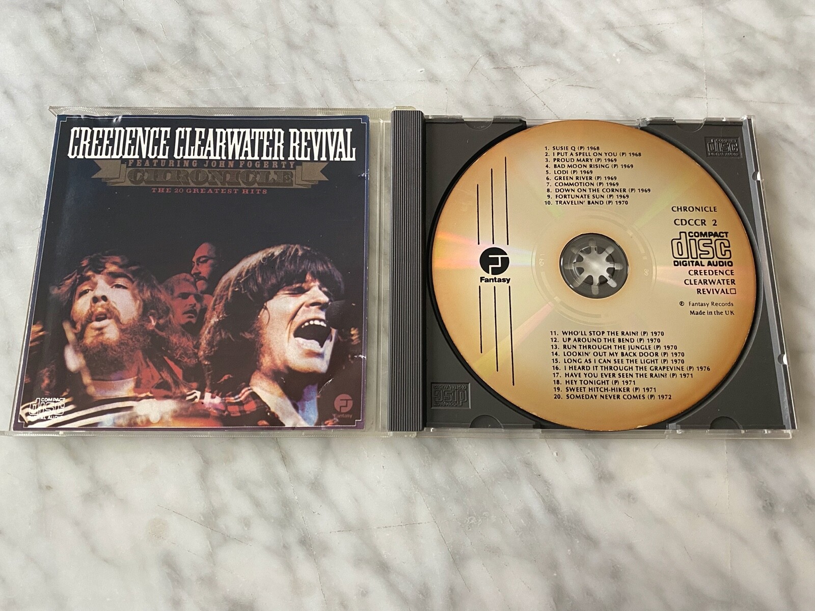Creedence Clearwater Revival Chronicle CD UK IMPORT GOLD