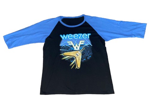 Vintage weezer Tour Shirt 3/4 Sleeve Large make Believe 2005