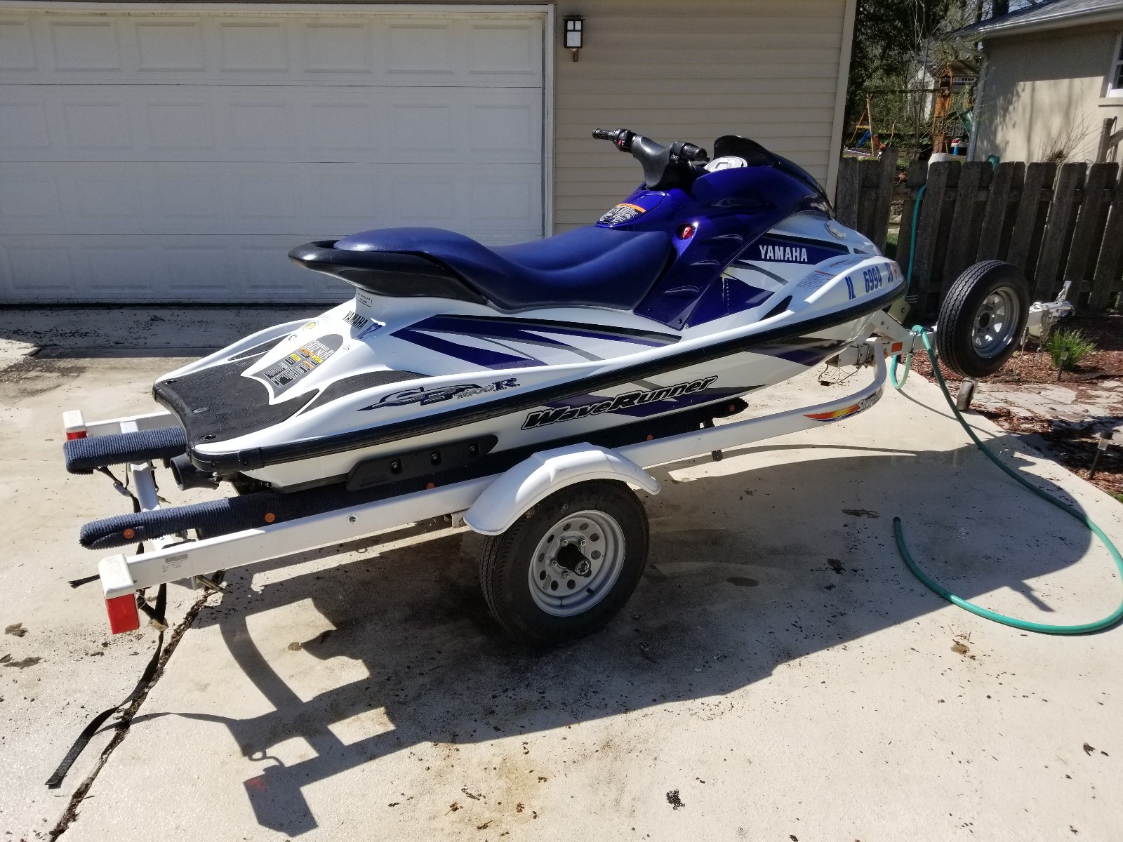 2002 Yamaha GP1200R with trailer