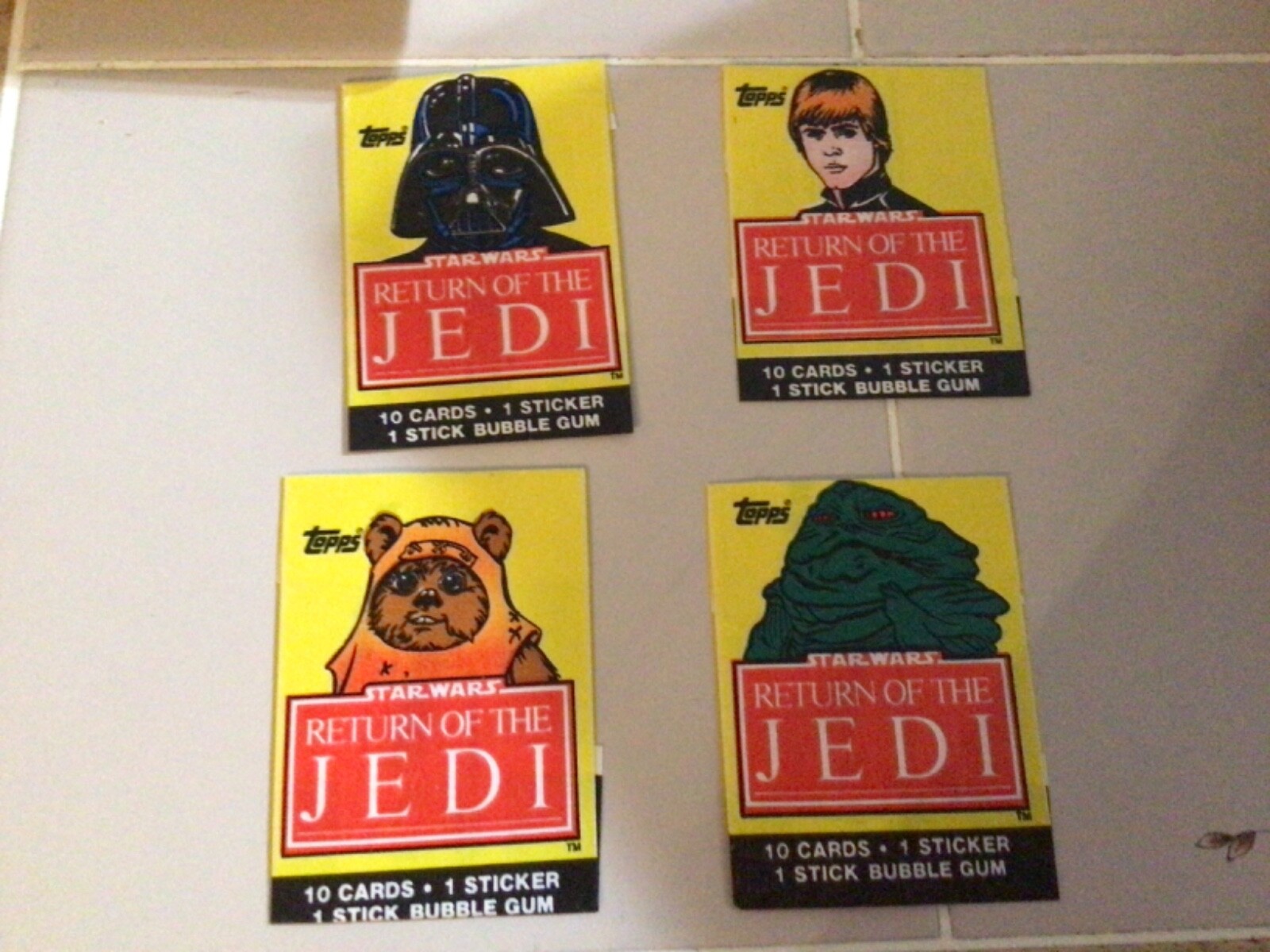 STAR WARS: RETURN OF THE JEDI 1983 Topps Trading Card Set