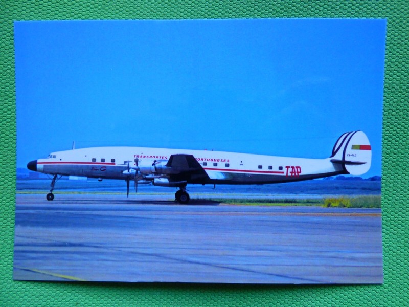 Tap / Portugal  Super Constellation L-1049g  Cs-Tlc    /  Collection Vil NÂ° 2285
