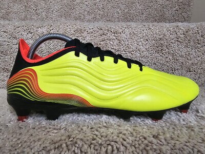 Adidas Copa Sense.1 SG Game Data Pack Soccer Cleats Solar Yellow GY8935 Sz 9.5