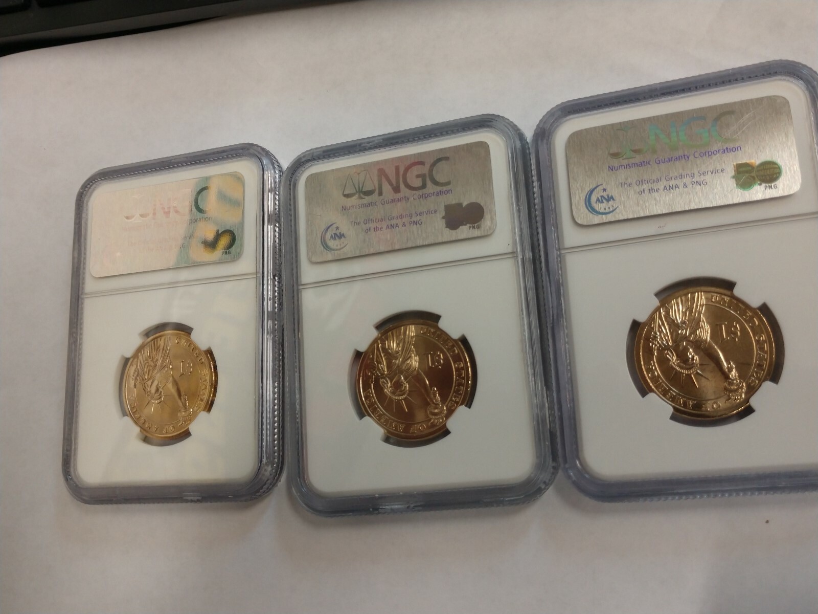 First Second Sixth 2007 D Presidential $1 Dollars NGC First Day Issue Brilliant