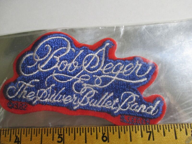 Bob Seger & The Silver Bullet Band  Patch Rock Vintage NOS Not A Reproduction