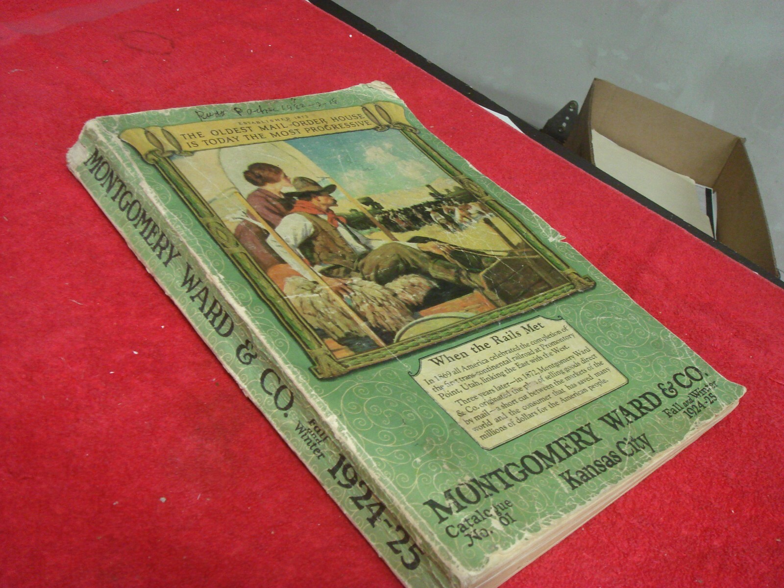 Montgomery Ward ＆ Co.Catalogue　ビンテージカタログ Vintage 1924 - 1924 Fall Winter Montgomery Ward's CATALOG