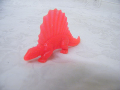 Vintage Marx Prehistoric Play Set Dinosaur, Red