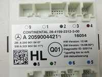 Mercedes C200 W205 14-18 Steuergerät SG Türmodul Links Hinten Mercedes C200 W205 14-18 24.02.2016 A2059003921... Vorschau 2