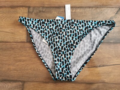 Sloggi Shore Koh Tachai Mid Waist Swim Brief Multi Women's UK Size L BRAND NEW