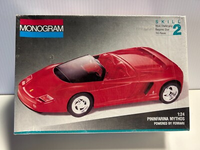Monogram Pininfarina Mythos Powered By Ferrari 1:24 Scale Kit #2955 NIB Sealed