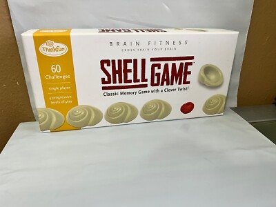ThinkFun Brain Fitness ''SHELL GAME'' Classic Memory Game