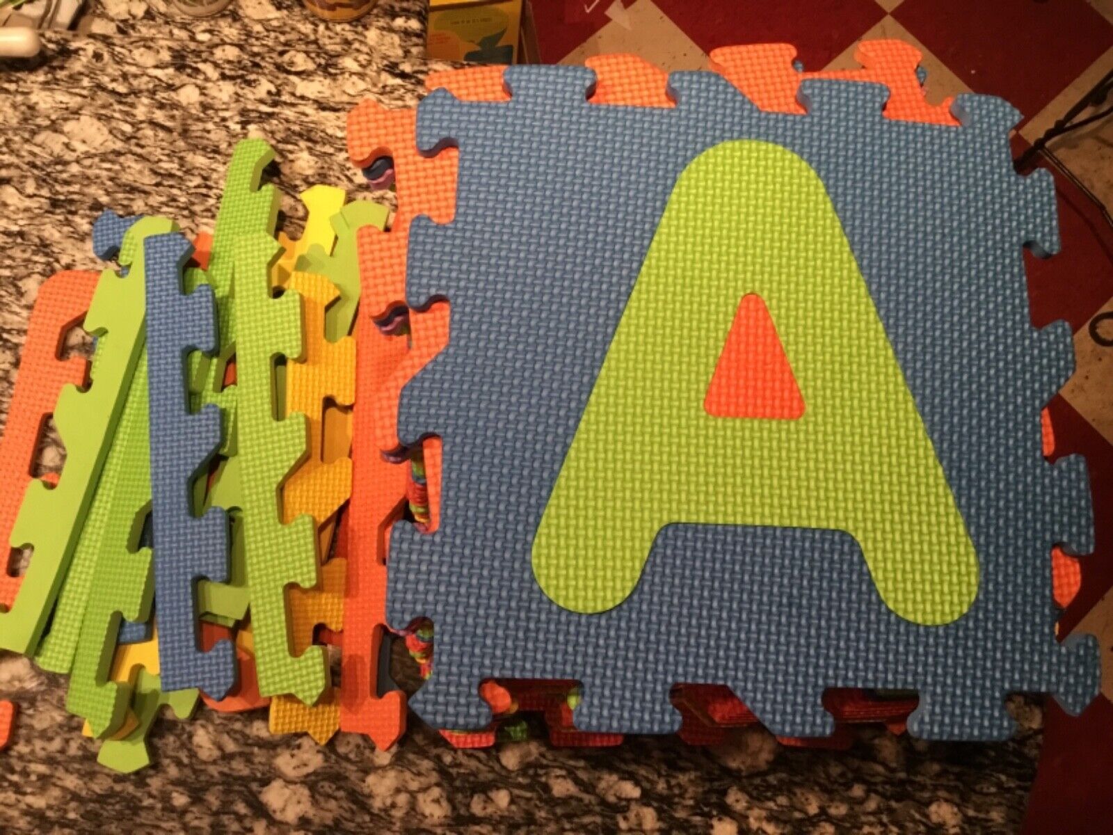 26 Piece Foam Alphabet Puzzle with 19 Side Pieces Toddler 26 Piece Foam Alphabet Puzzle with 19 Side Pieces Toddler
