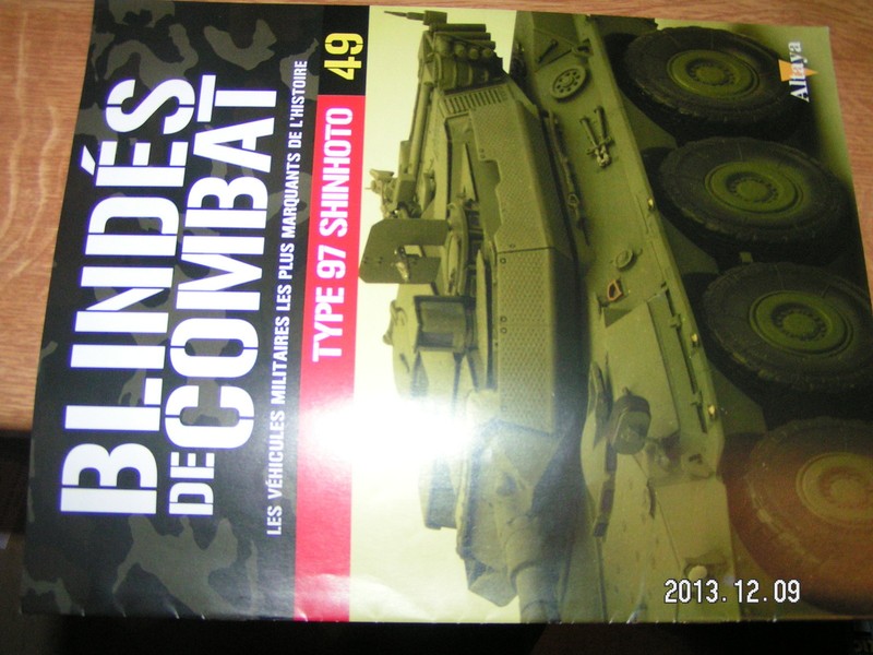 Fascicule BlindÃ©S De Combt  NÂ°49 Type 97 Shinhoto Abu-Agheila 1956 M50 Archer Sp