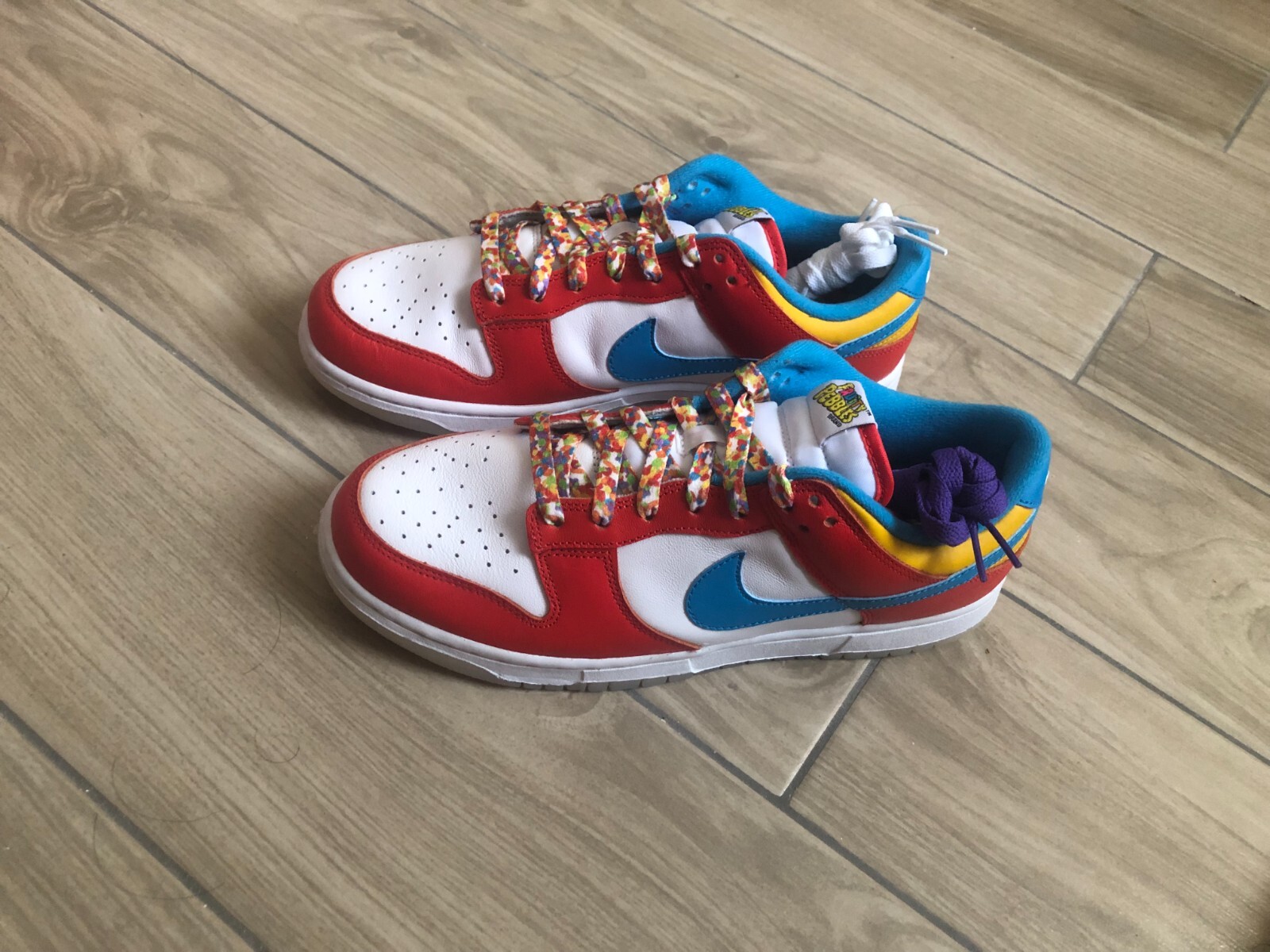Nike Dunk Low Qs (LeBron James Fruity Pebbles) | eBay