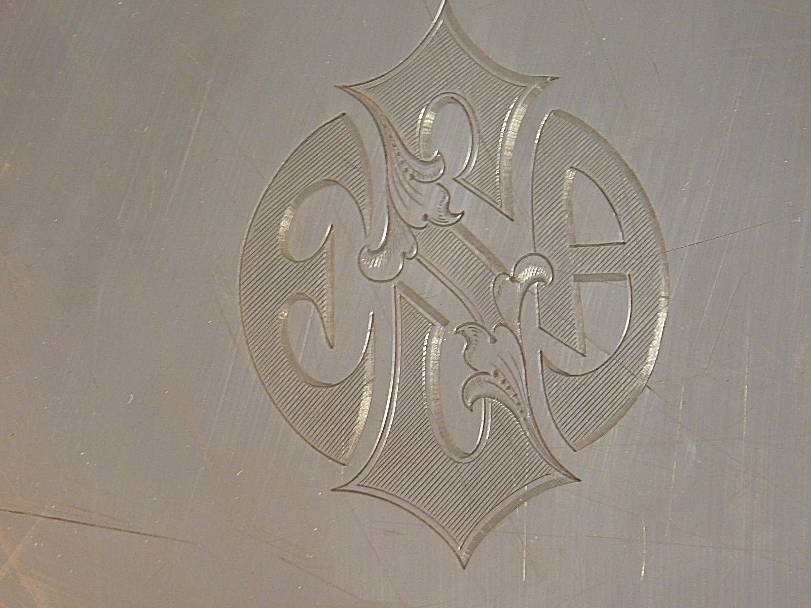 VINTAGE LARGE S. KIRK & SON STERLING SILVER PLATE / CHARGER #4111 11