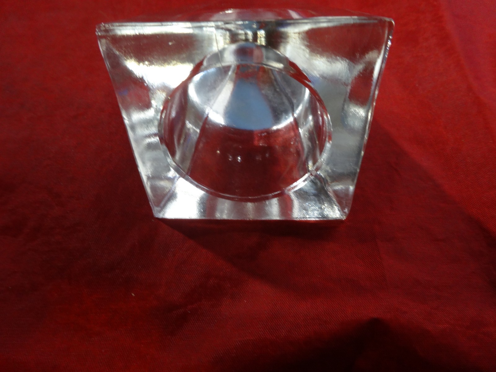 VINTAGE GLASS PYRAMID