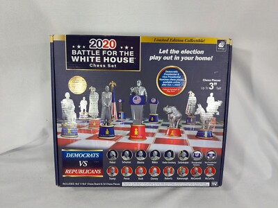 2020 Battle for the White House Chess Set