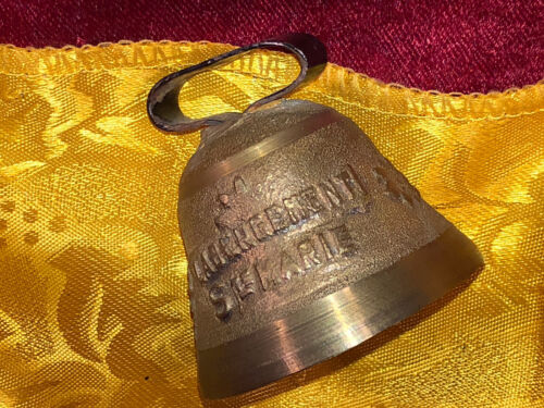 Bell Collectors Labergement-Sainte-Marie France Solid BRASS Cow Sheep BELL Rings