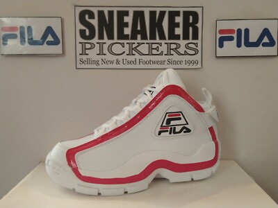 Fila Grant Hill 2 (GS) Retro - 3BM00624 114 - White / Red - 5.5Y / Womens: 7 NEW