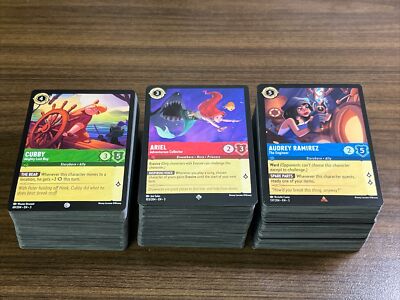 Disney Lorcana Into The Inklands Base Singles 1-204 You Pick Card Complete Set