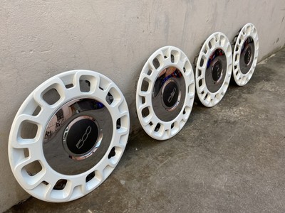 Coprimozzo Per Fiat 500 - Confezione Da 4 Pezzi, Compatibile Con Modelli 2012-2022, Design Originale - Foto 12
