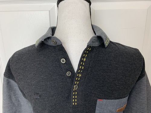 MCDONALDS Timeless Elements Uniform Gray Polo Work Shirt Sz Adult Medium Regular