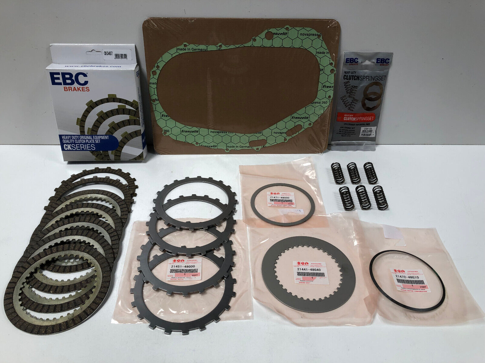 Kupplung Rep Satz Lamellen Federn Stahlscheiben etc Suzuki Kupplung Rep Satz Lamellen Federn Stahlscheiben etc Suzuki