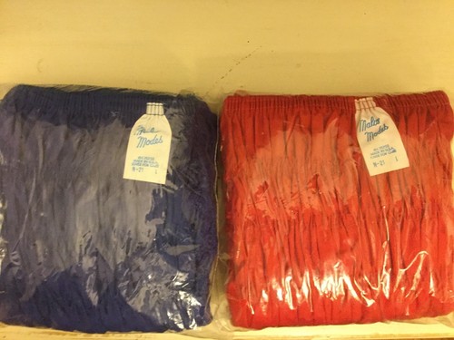 Malco Modes Womens Ruffle Panties Dance Bloomers, STYLE # N-21  (L) Red & Blue