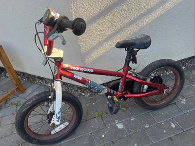 Mongoose Scan red BMX style kids bike inch wheels - great condition